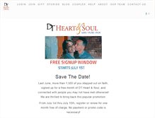 Tablet Screenshot of dtheartandsoul.com